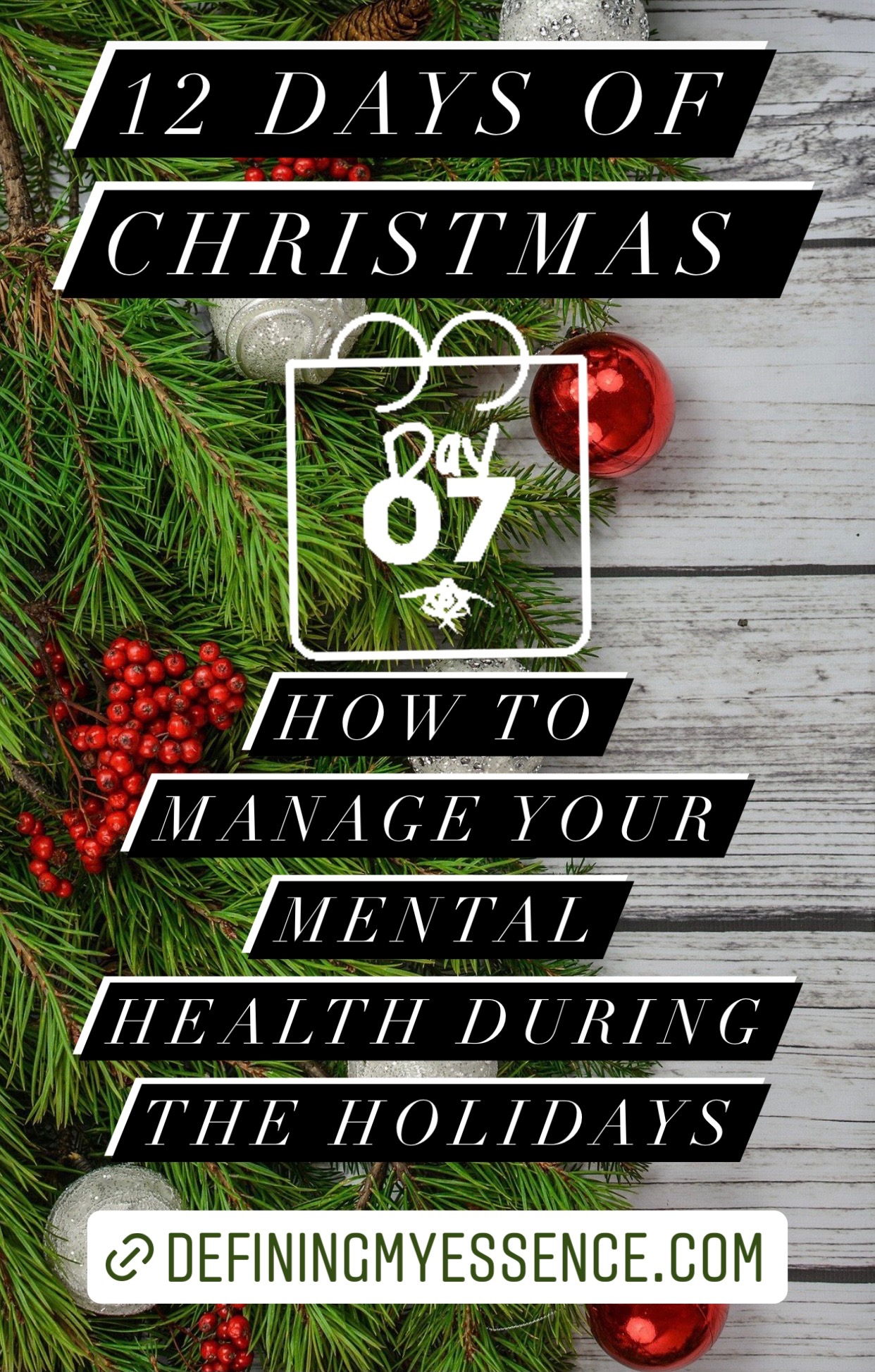 How To Manage Your Mental Health During The Holidays - Defining My Essence