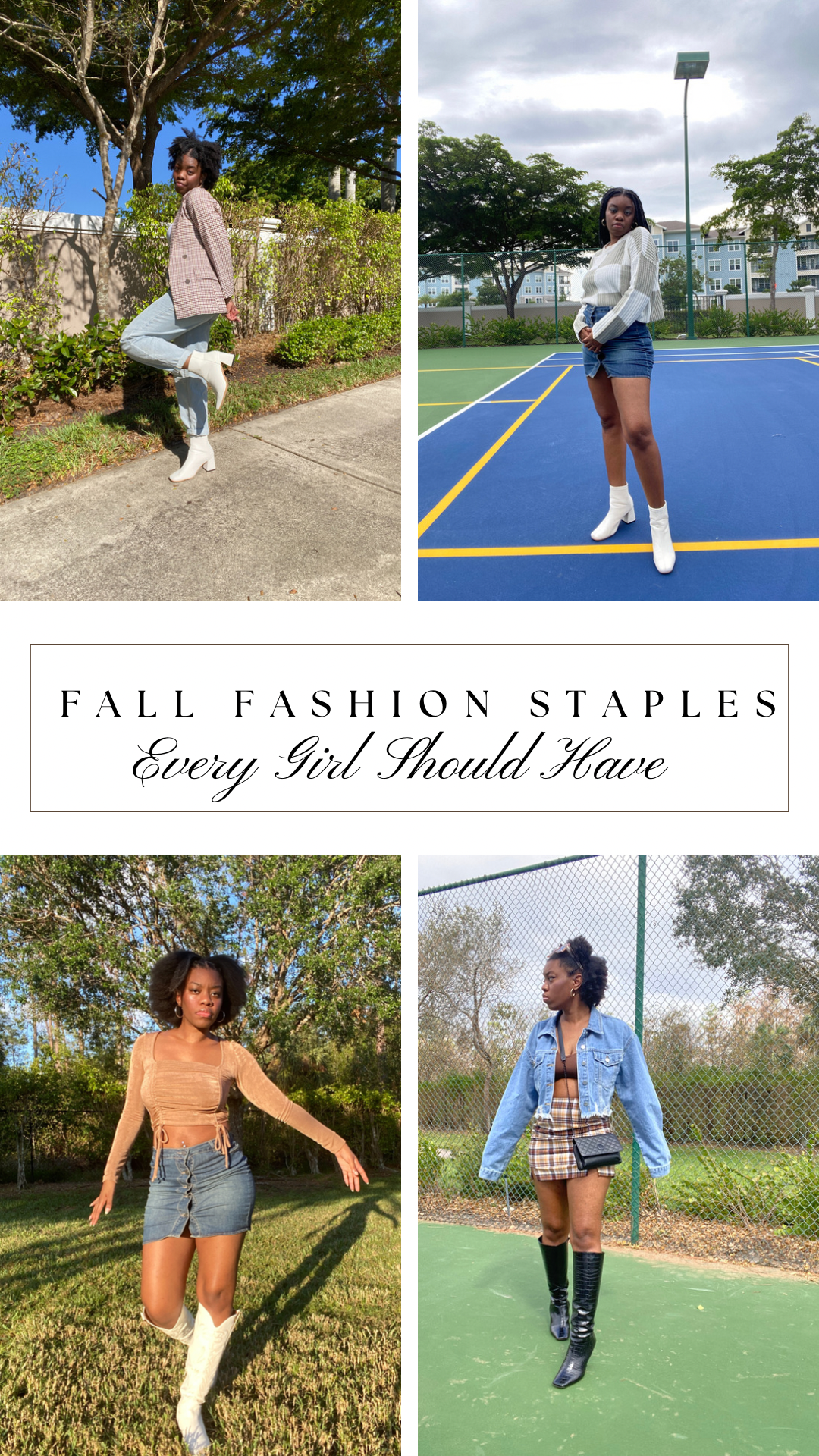 Fall Fashion Staples Every Girl Should Have